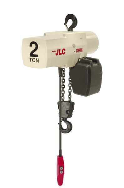 Aux Reeving Coffing JLC Double Reeving Electric Chain Hoist with Chain Container, 2 ...